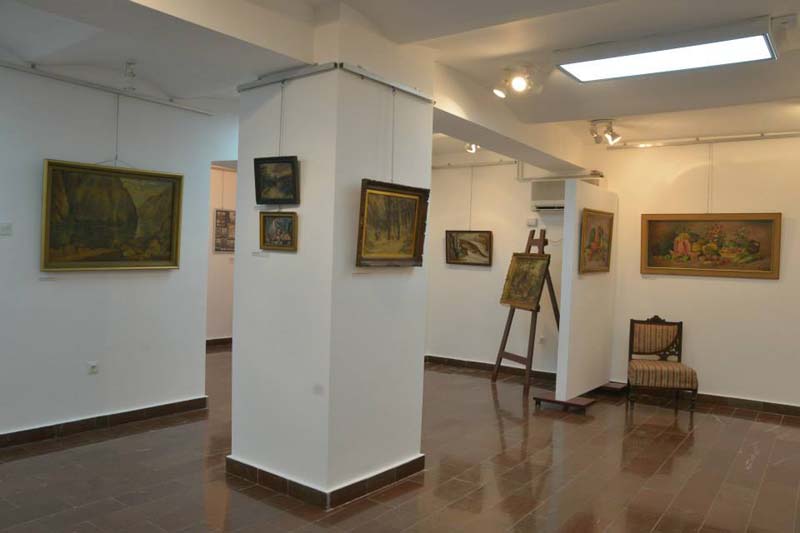 Detail of an exhibition in the Museum gallery